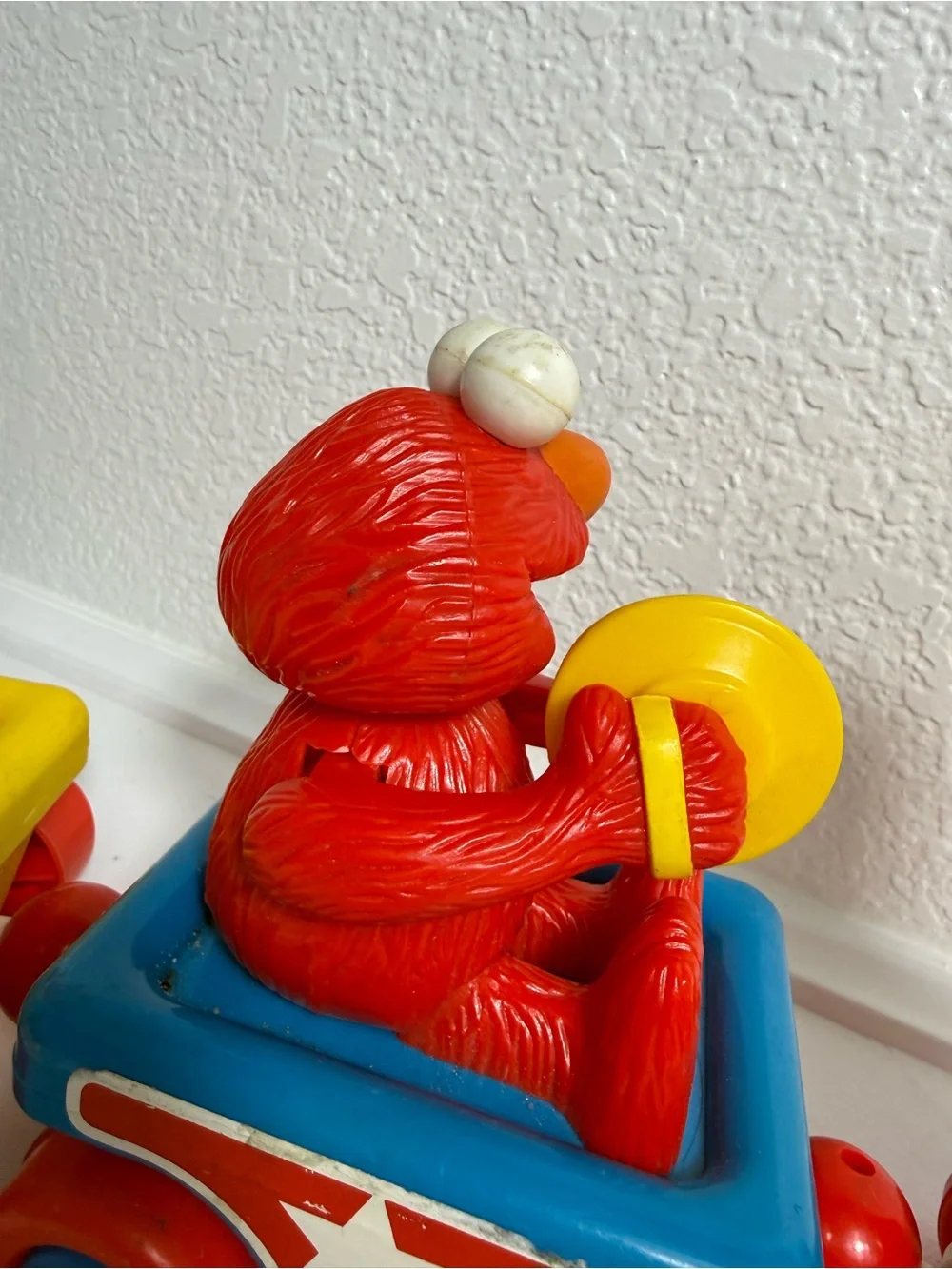 Vintage Sesame Street Band Parade Pull-Along Train Toy